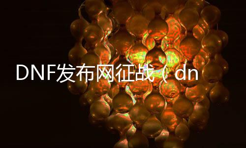 DNF发布网征战（dnf征战者工作服）