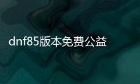 dnf85版本免费公益服发布网（dnf86版公益服发布网）